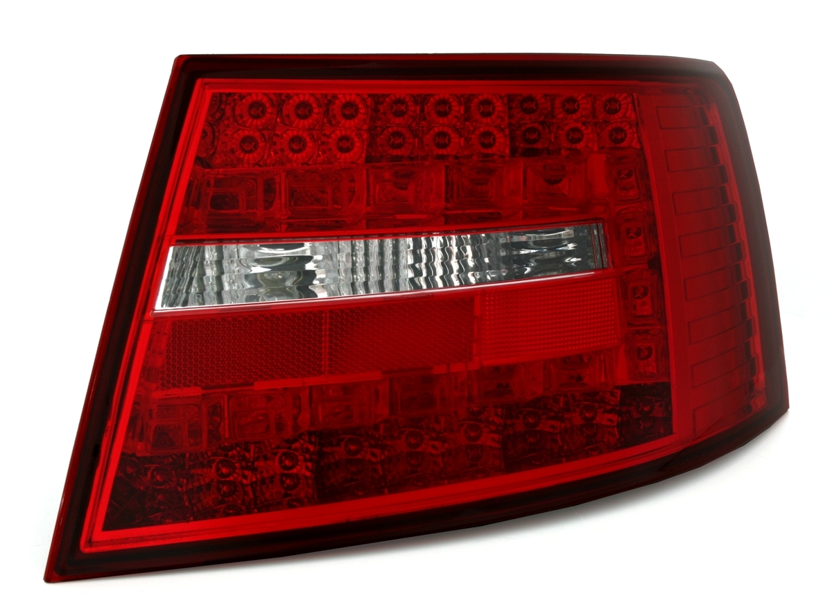 LED Rückleuchten für Audi A6 4F in Rot-Weiß