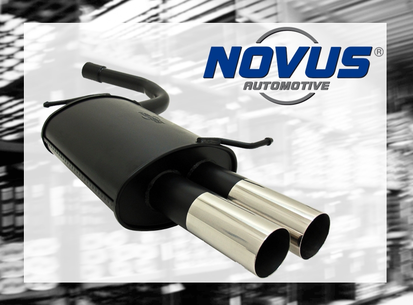 NOVUS ESD für Audi A4 8E 2x76mm RL-Design