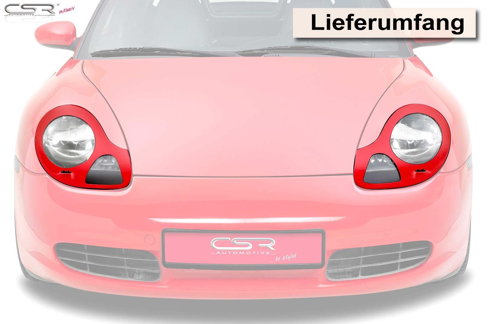 CSR Scheinwerferblenden für Porsche Boxster 986