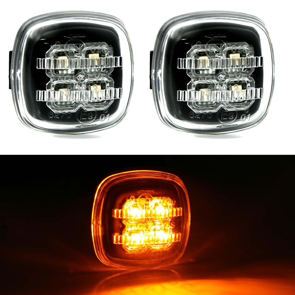 LED Seitenblinker für Audi A3 A4 A8 + Skoda