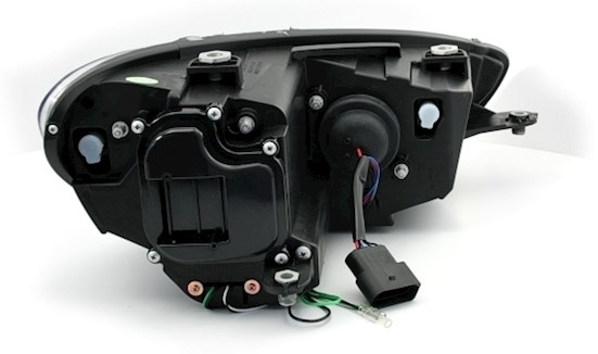 Scheinwerfer mit LED für VW Scirocco 3 in Chrom