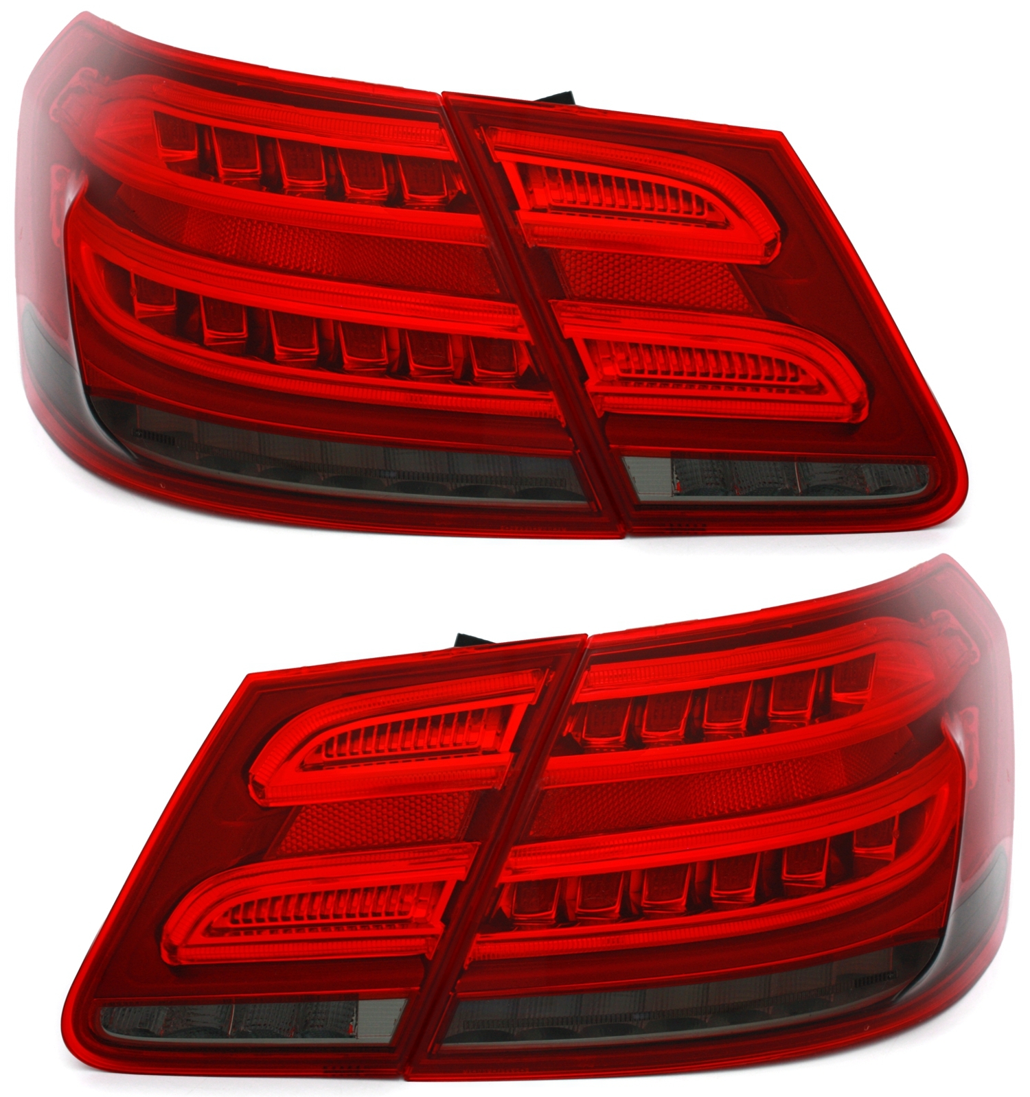 LED Rückleuchten Set für Mercedes W212 in RotSmoke