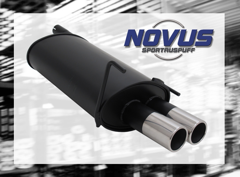 NOVUS ESD für Mercedes W202 + W208 2x76mm Design