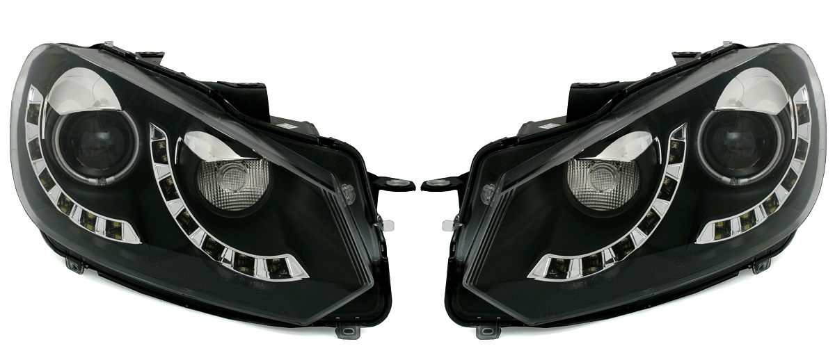 CCFL Angel Eyes Scheinwerfer m. TFL für VW Golf 6