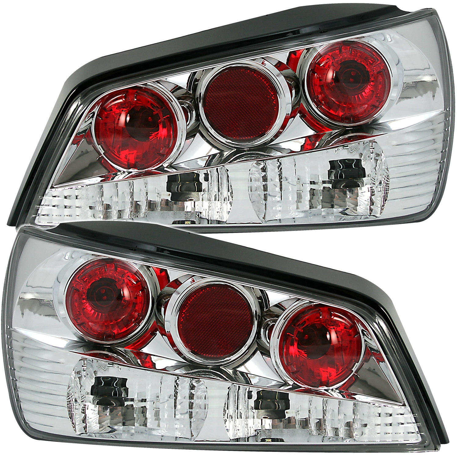 Rückleuchten für Peugeot 306 Fließheck in Chrom