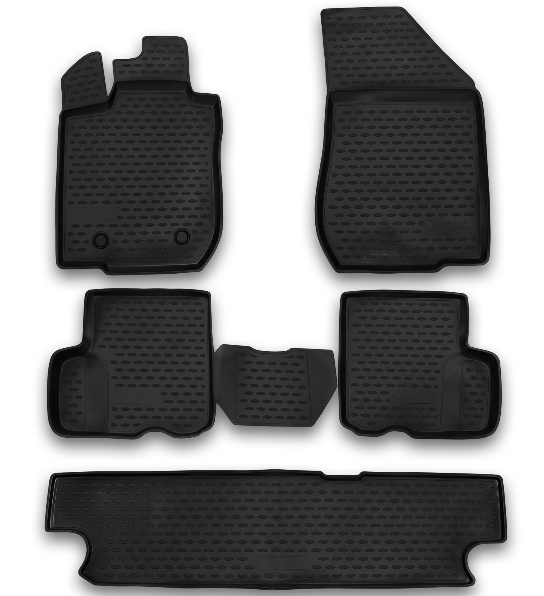 TPE Gummi Fußmatten für Dacia Logan MCV 7sitzer