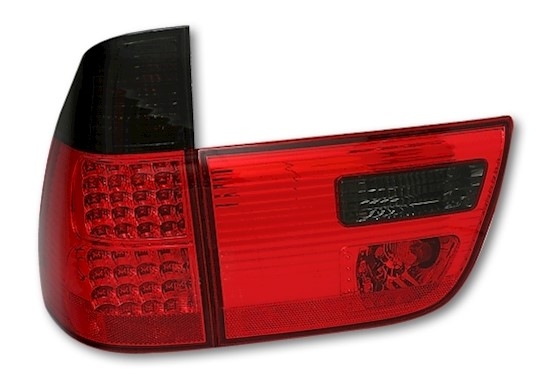 LED Rückleuchten für BMW X5 E53 in Rot-Schwarz
