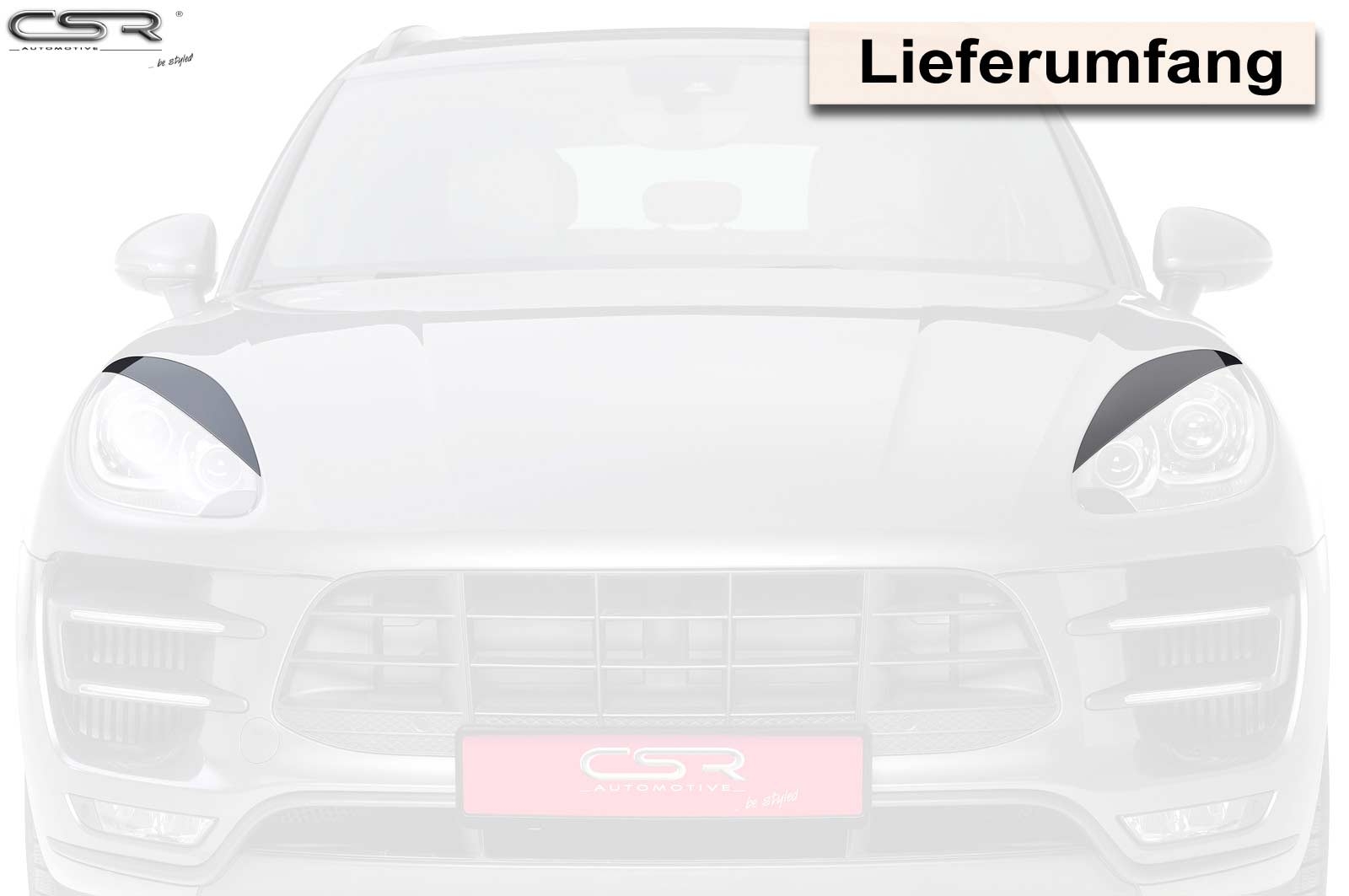 CSR Scheinwerferblenden für Porsche Macan