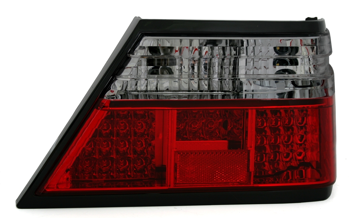 LED Rückleuchten für Mercedes W124 in Rot-Smoke