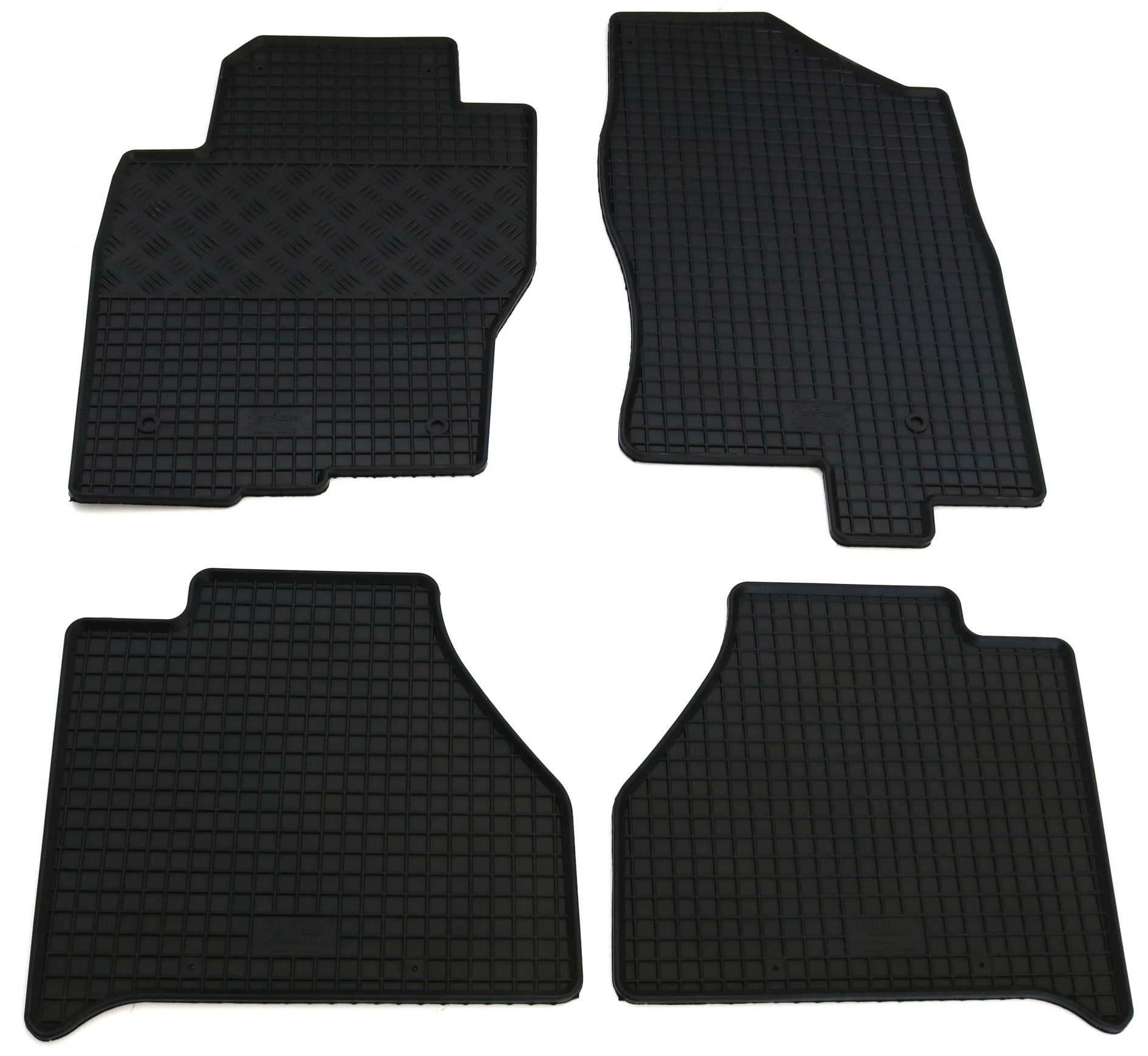 Gummi Fußmatten für Nissan Navara + Pathfinder