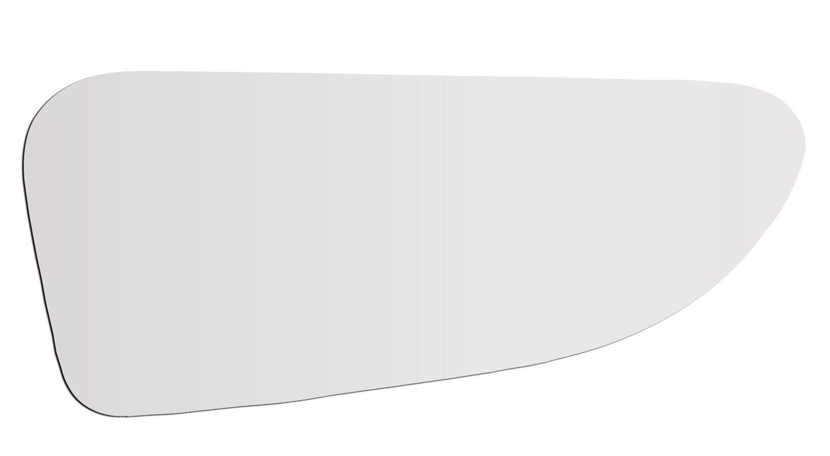 Spiegelglas für Nissan NV400 / rechts unten