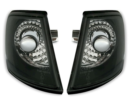 Frontblinker Set für Audi A3 8L in Schwarz        