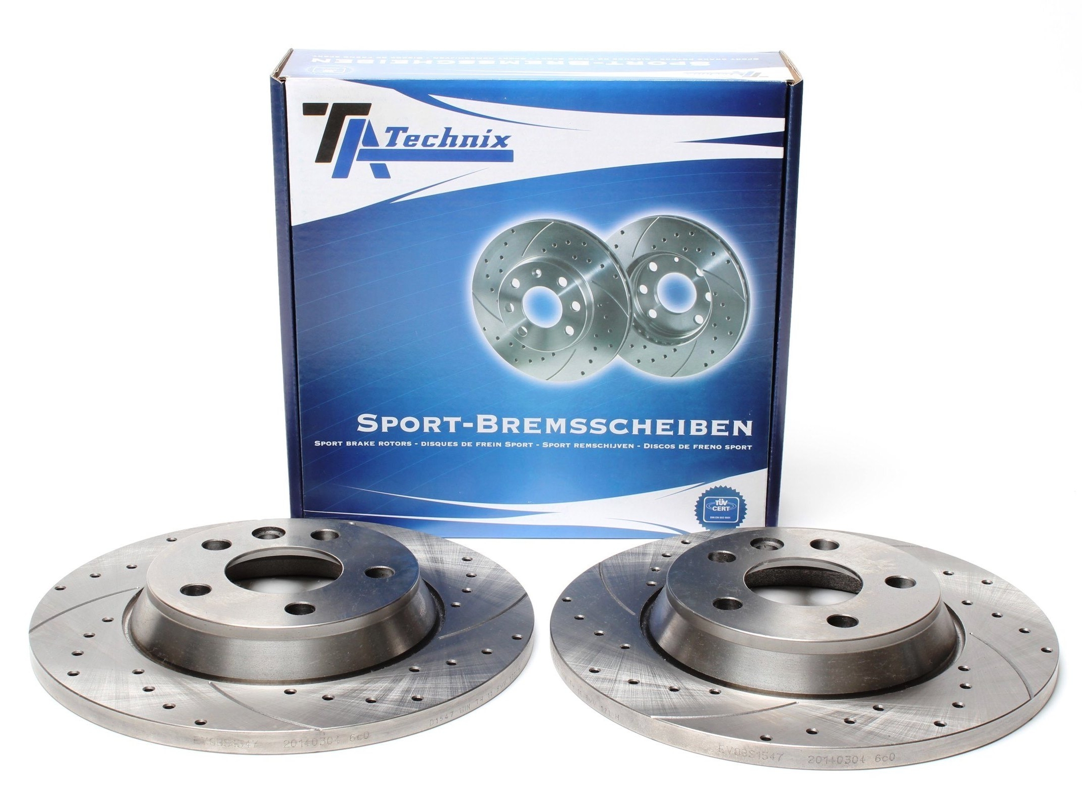 TA-Technix Sport Bremsscheiben Satz / HA
