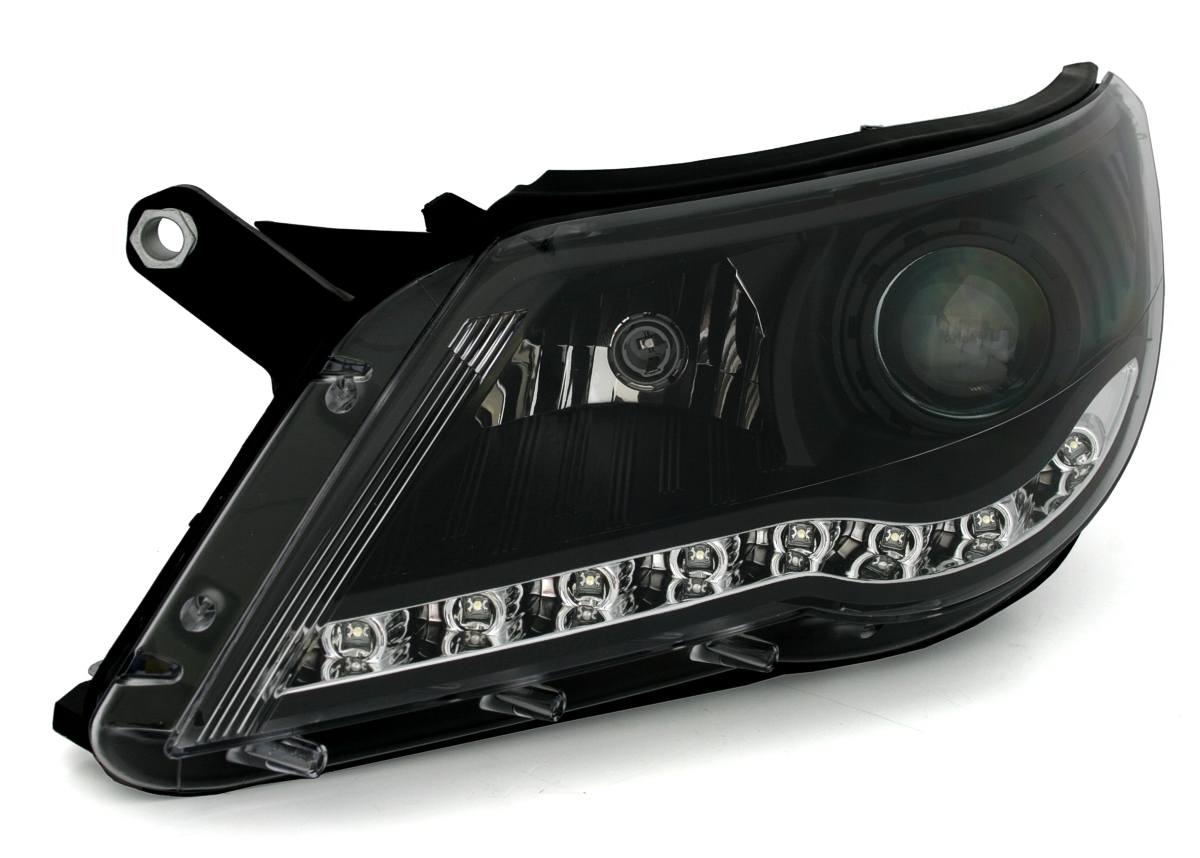 Scheinwerfer für VW Tiguan in Schwarz