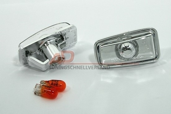 Seitenblinker für Peugeot Citroen Fiat in Chrom