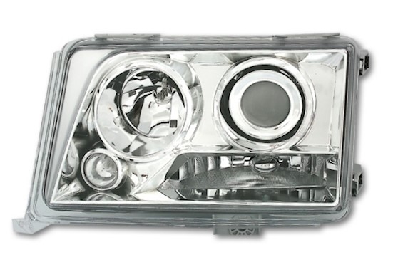 Scheinwerfer für Mercedes W124 in Chrom
