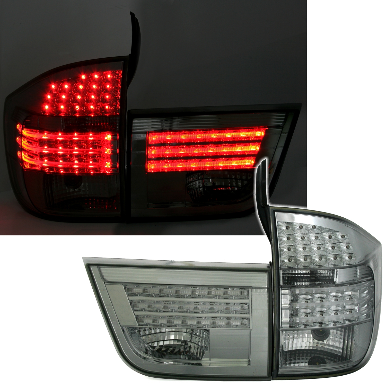 LED Rückleuchten für BMW X5 E70 in Smoke