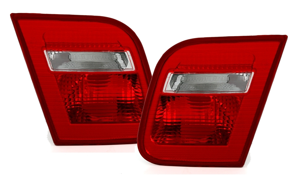 LED Rückleuchten für 3er BMW E46 in Rot-Weiß