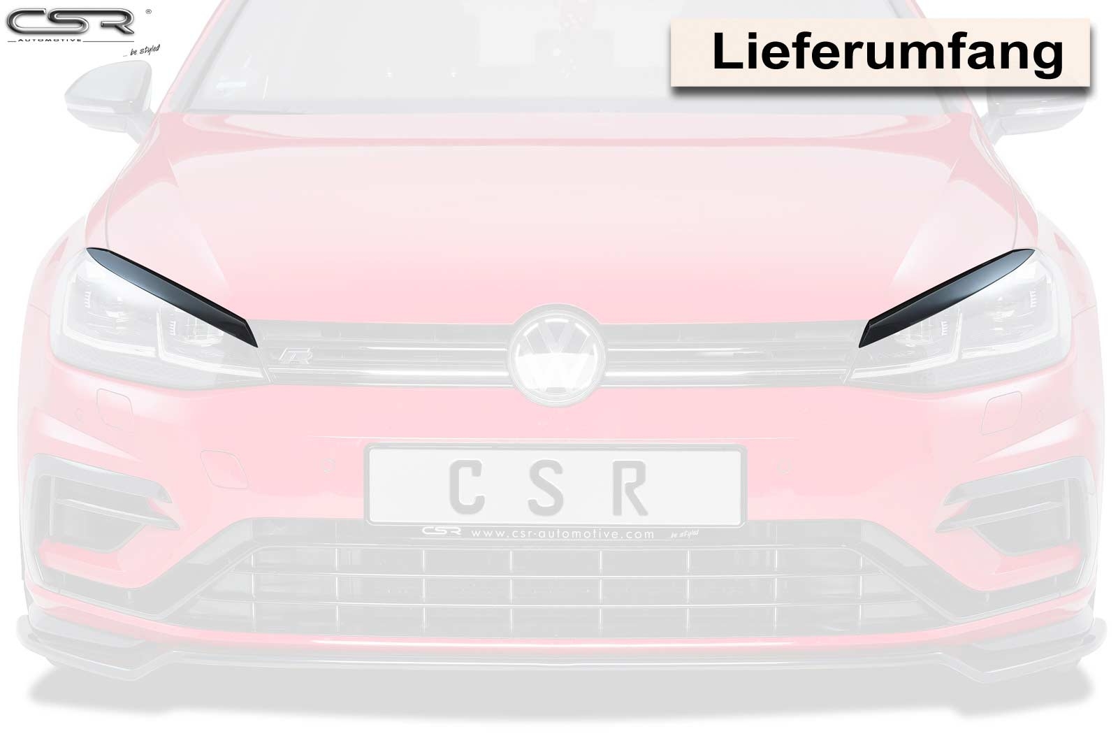 CSR Scheinwerferblenden für VW Golf 7 / Glossy