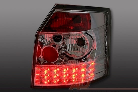 LED Rückleuchten für Audi A4 8E Avant in Chrom