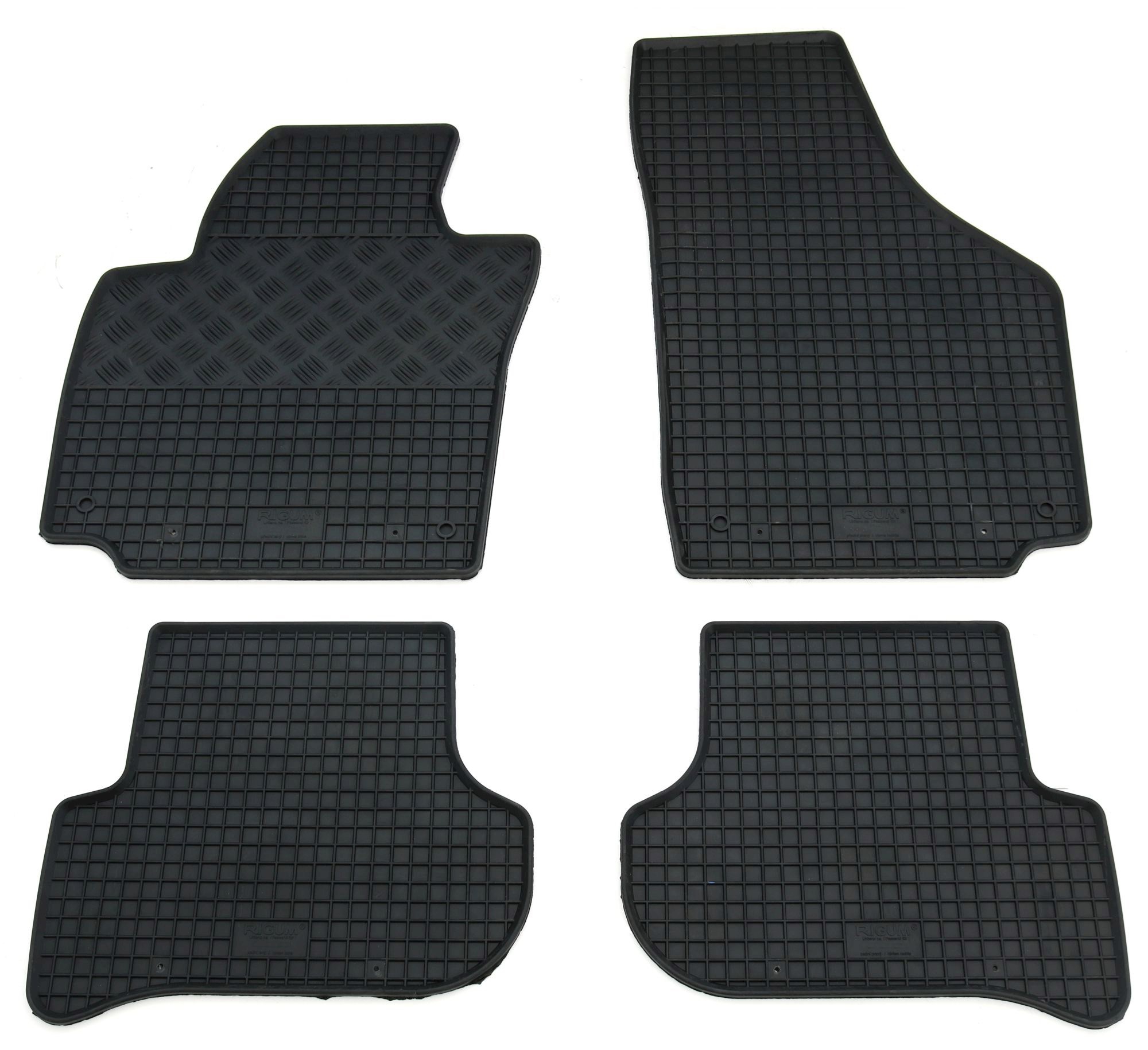 Gummi Fußmatten für Skoda Yeti 5L