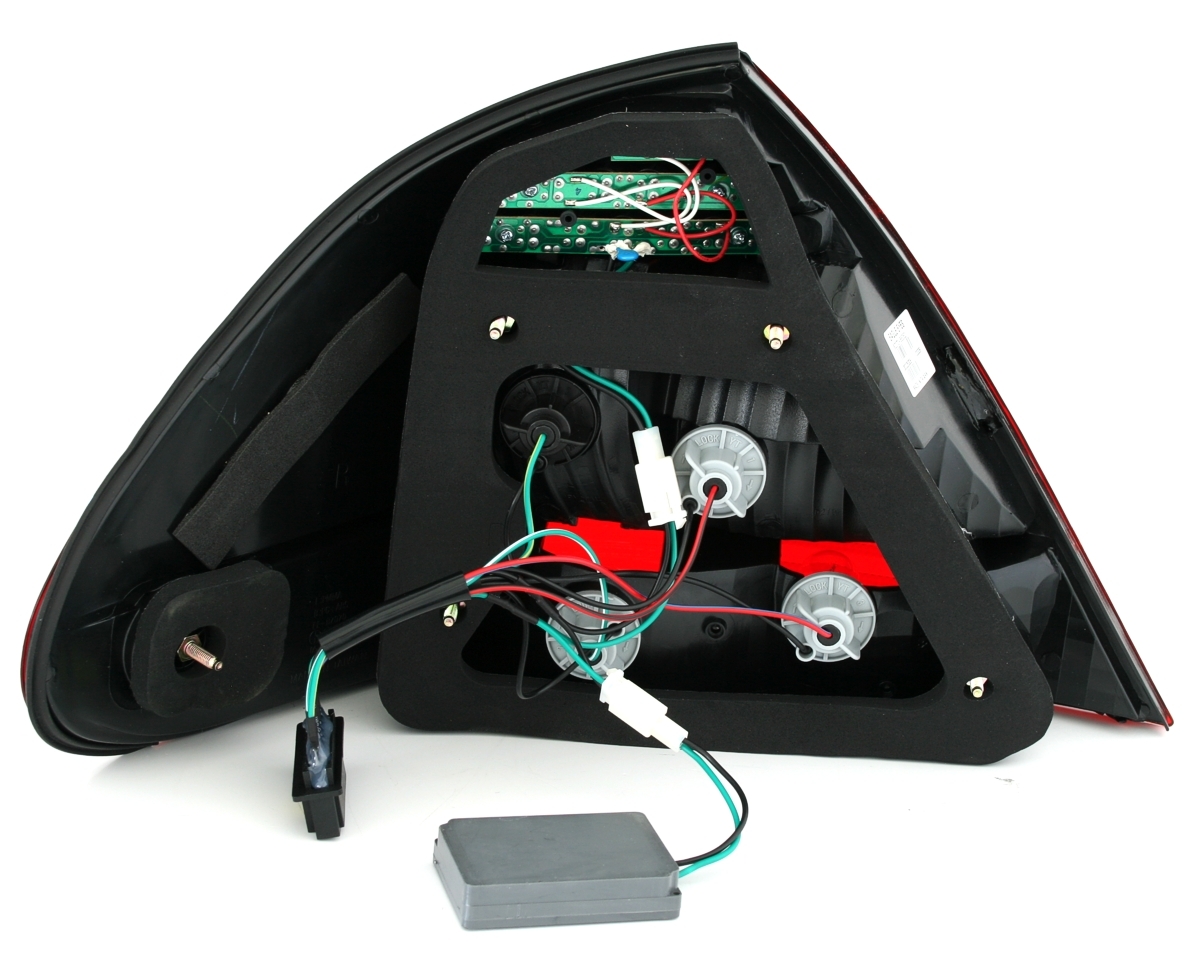 LED Rückleuchten für Mercedes W211 in Rot-Weiß