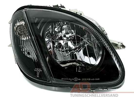 Scheinwerfer Set für Mercedes SLK 170 in Schwarz