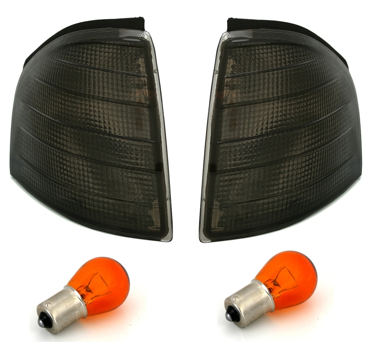 Frontblinker für Mercedes W202 C Klasse in Smoke