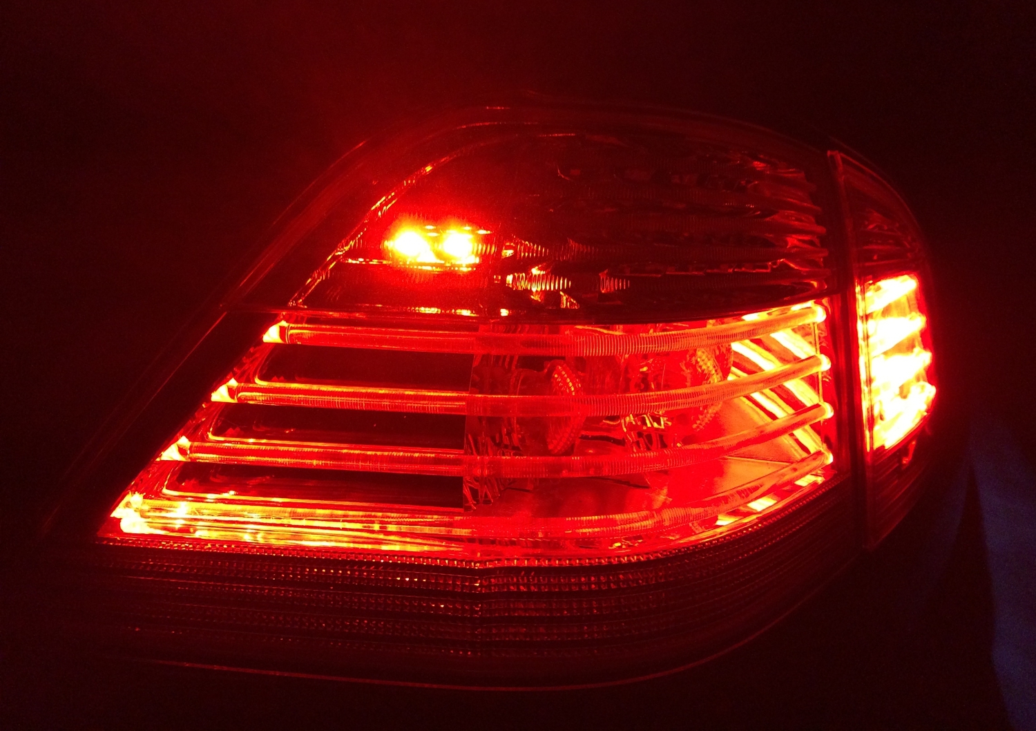 LED Rückleuchten Set für 5er BMW E61 in Rot-Smoke 