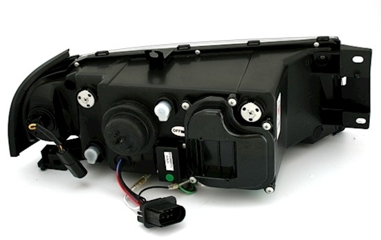 Scheinwerfer mit LED für Skoda Octavia in Chrom   