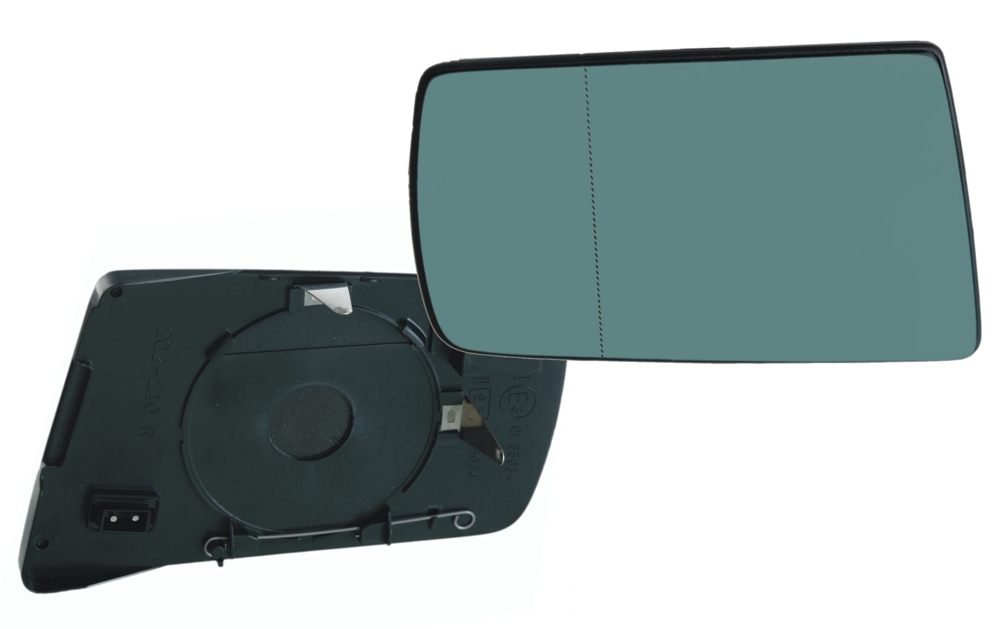 Spiegelglas für Mercedes C + E + S-Klasse / links