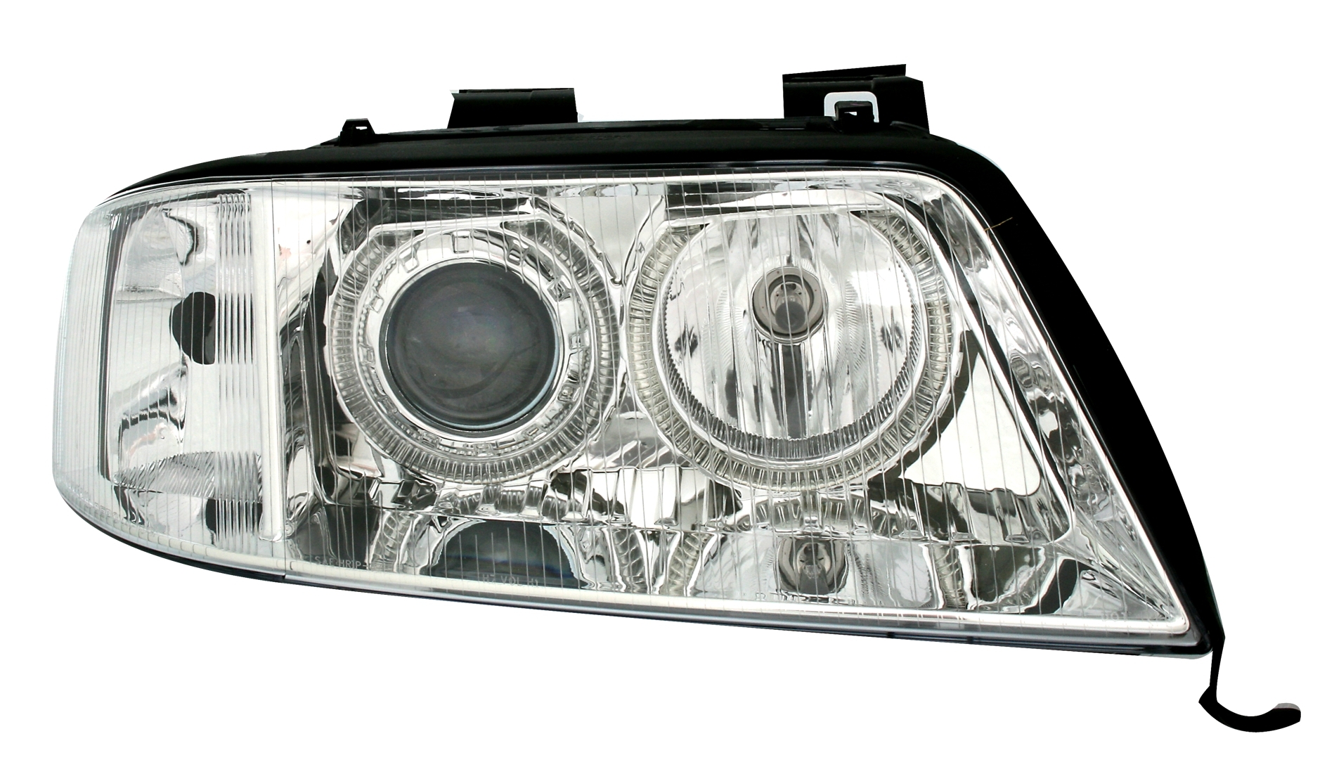 Angel Eyes Scheinwerfer für Audi A6 4B in Chrom