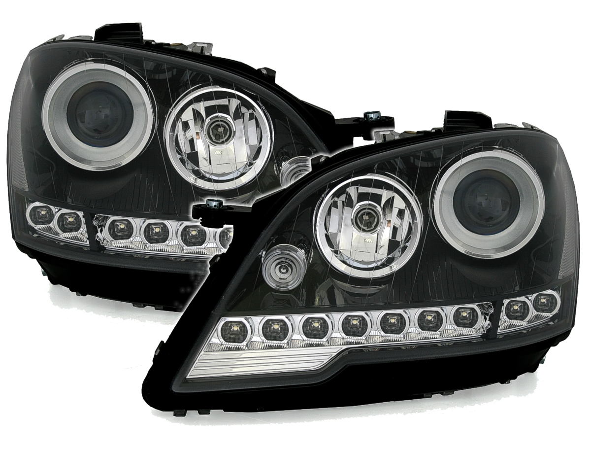 Scheinwerfer Set für Mercedes W164 in Schwarz