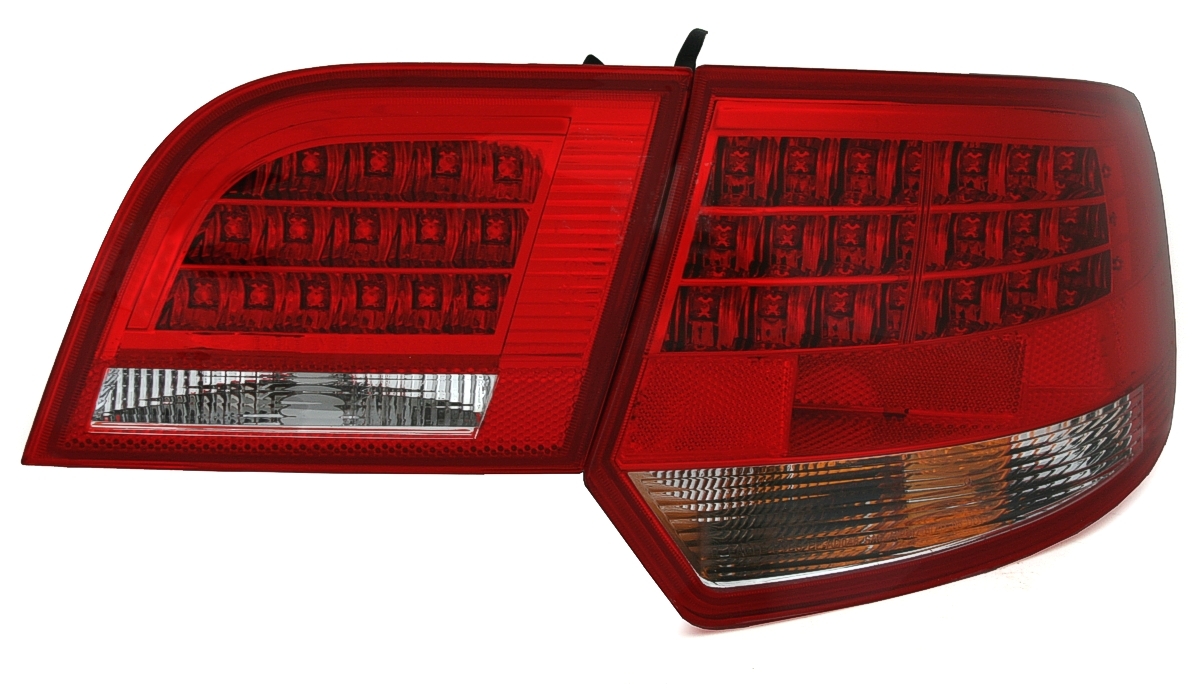 LED Rückleuchten für Audi A3 8PA in Rot-Weiss