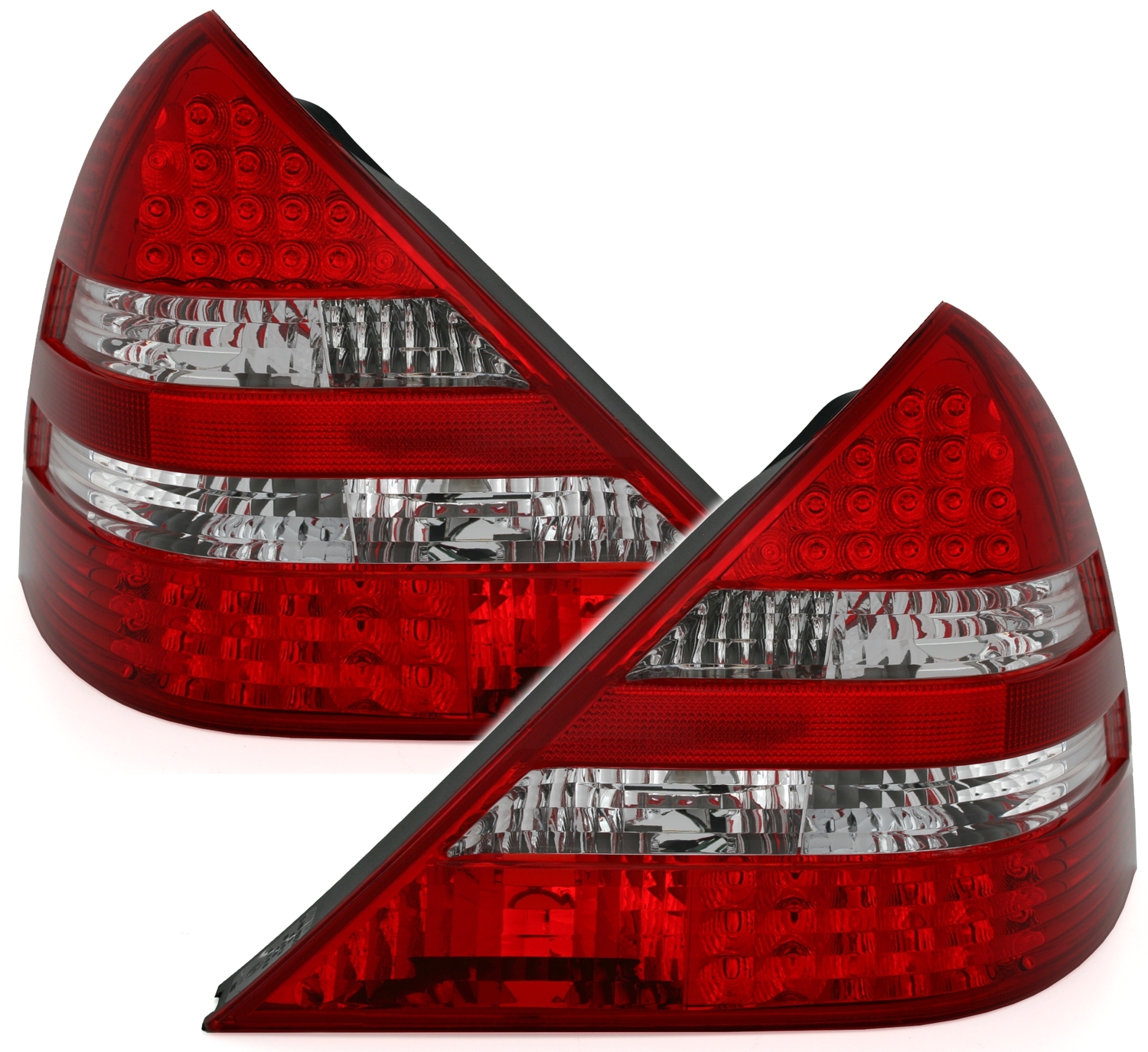 LED Rückleuchten für Mercedes SLK in Rot-Weiß