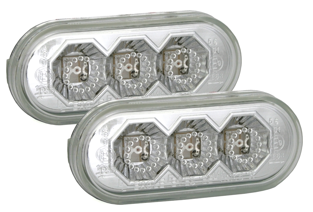 LED Seitenblinker für Ford / Seat / VW in Chrom