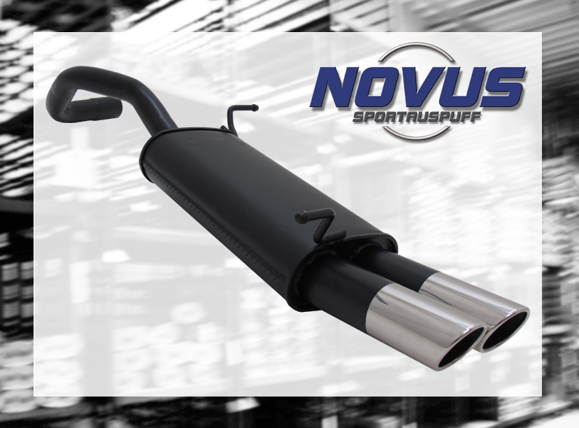 NOVUS ESD für Seat Ibiza 6L 2x76mm SR-Design