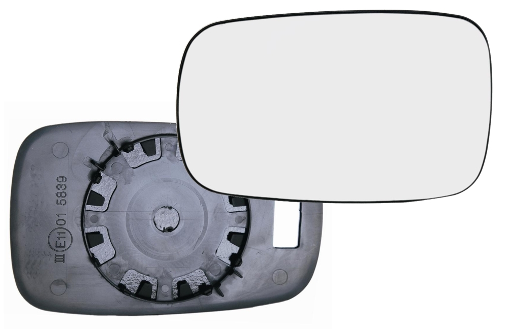 Spiegelglas für Renault Clio 3 + Laguna 2 / links