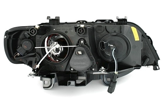 Angel Eyes Scheinwerfer für BMW X5 E53 in Schwarz