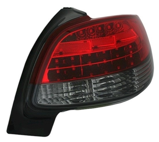 LED Rückleuchten für Peugeot 206 in Rot-Smoke