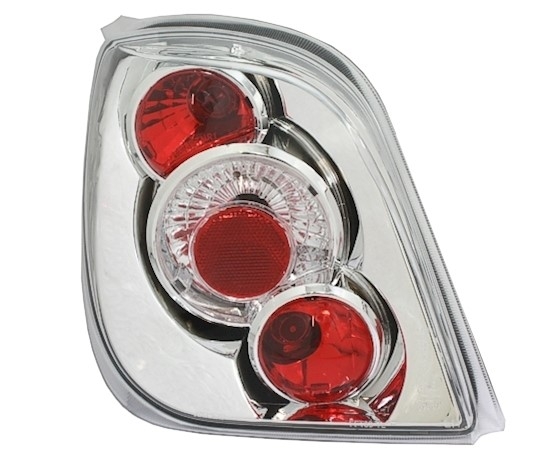 Rückleuchten für Ford Fiesta MK3 in Chrom