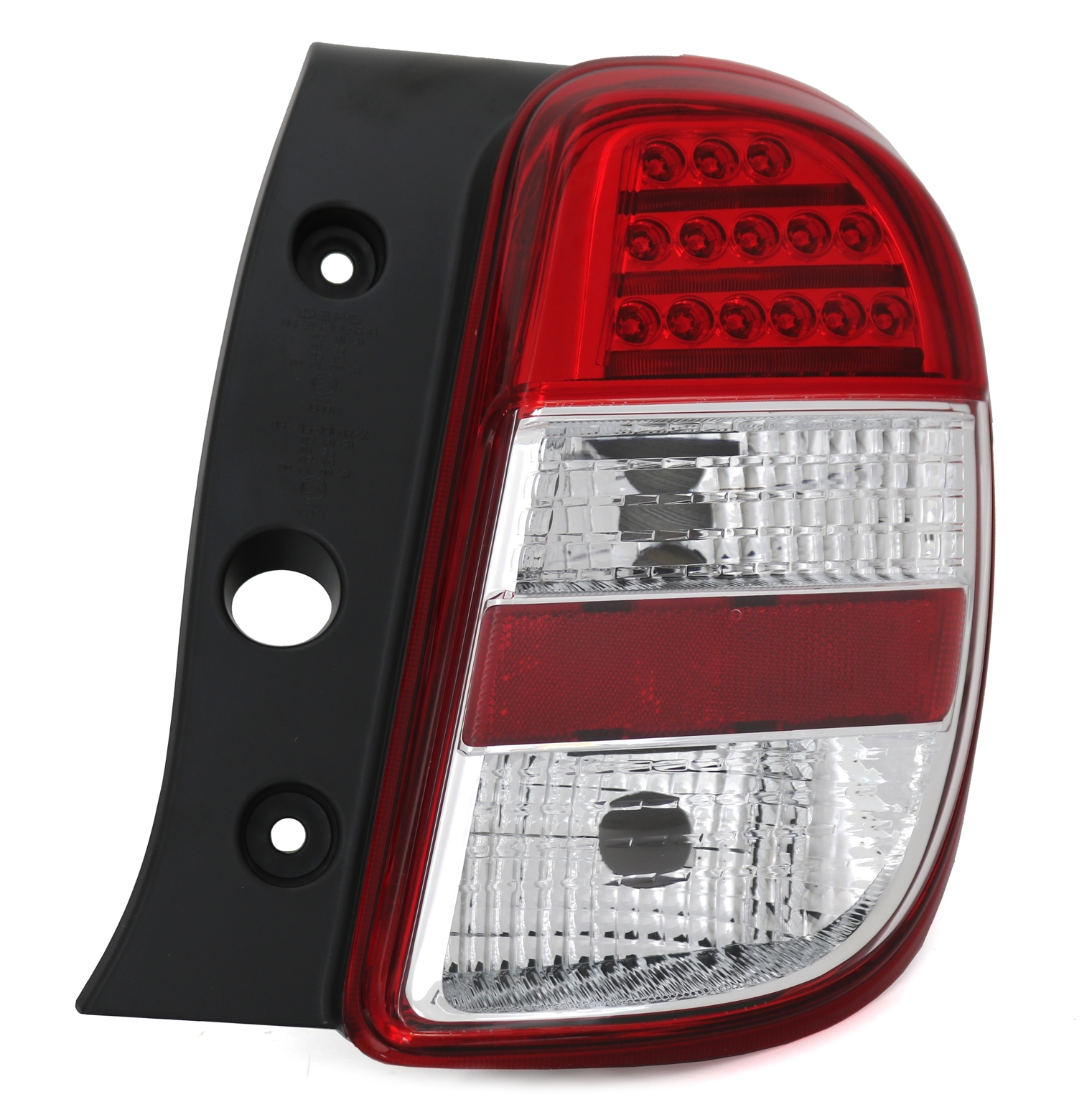 Rückleuchten Set für Nissan Micra 4 in Rot-Weiß