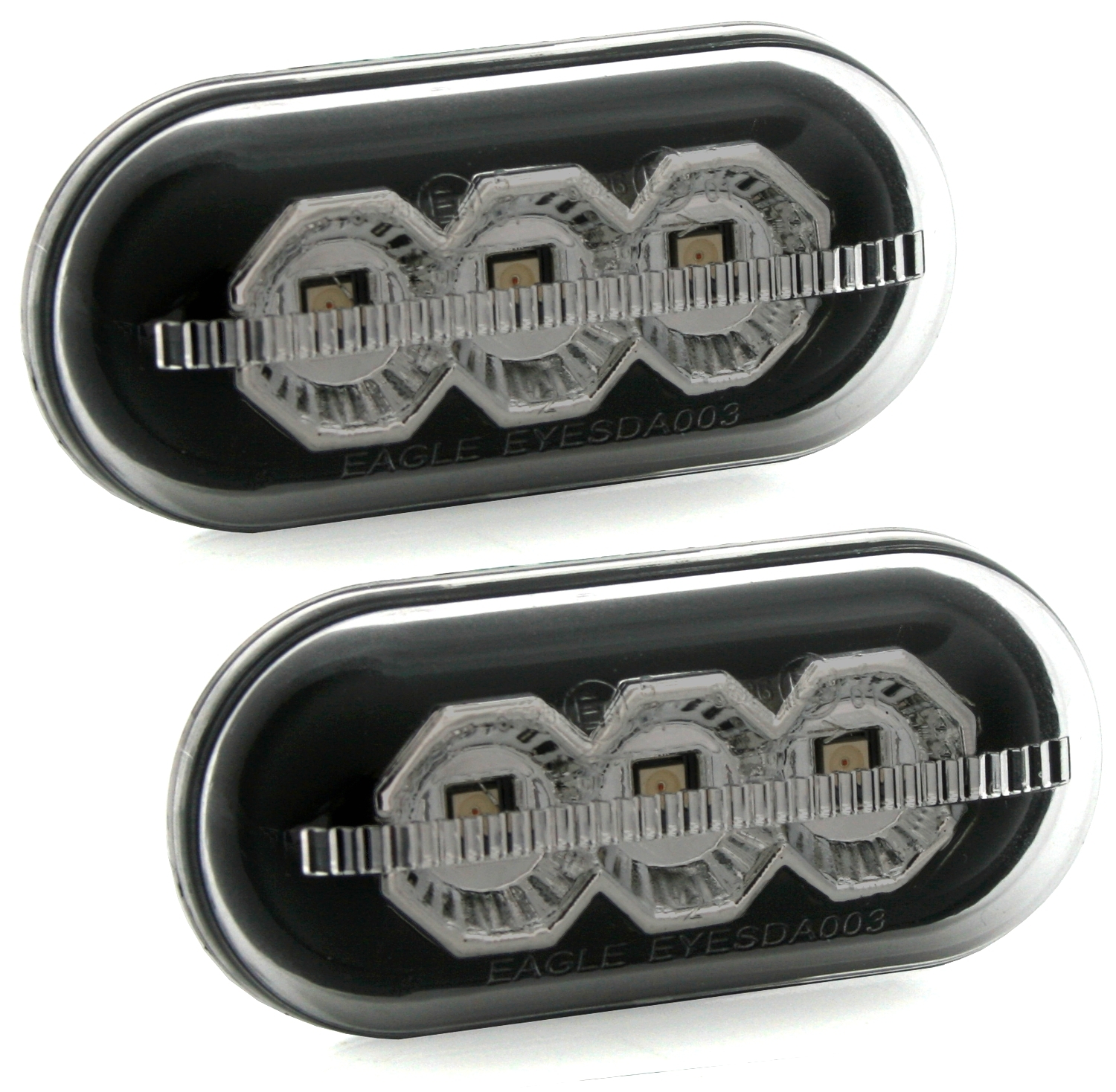 LED Seitenblinker Set für Renault / Dacia Schwarz
