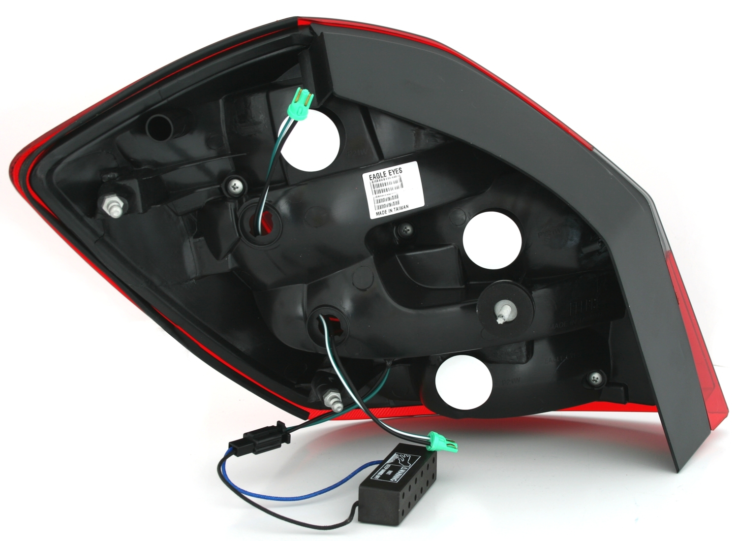 LightBar Rückleuchten für Skoda Fabia 2 in Rot-Smo