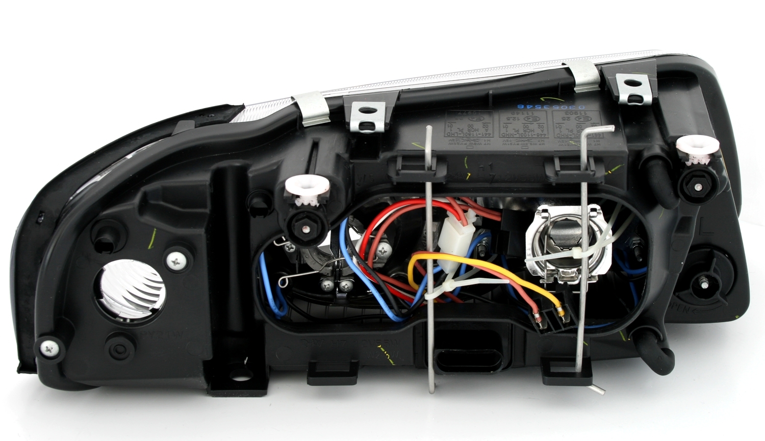 Angel Eyes Scheinwerfer für Audi A3 8L in Schwarz