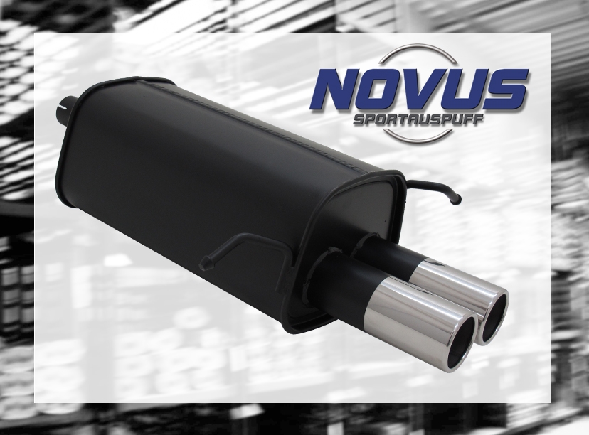 NOVUS ESD für MERCEDES C-Klasse 2x76mm Design