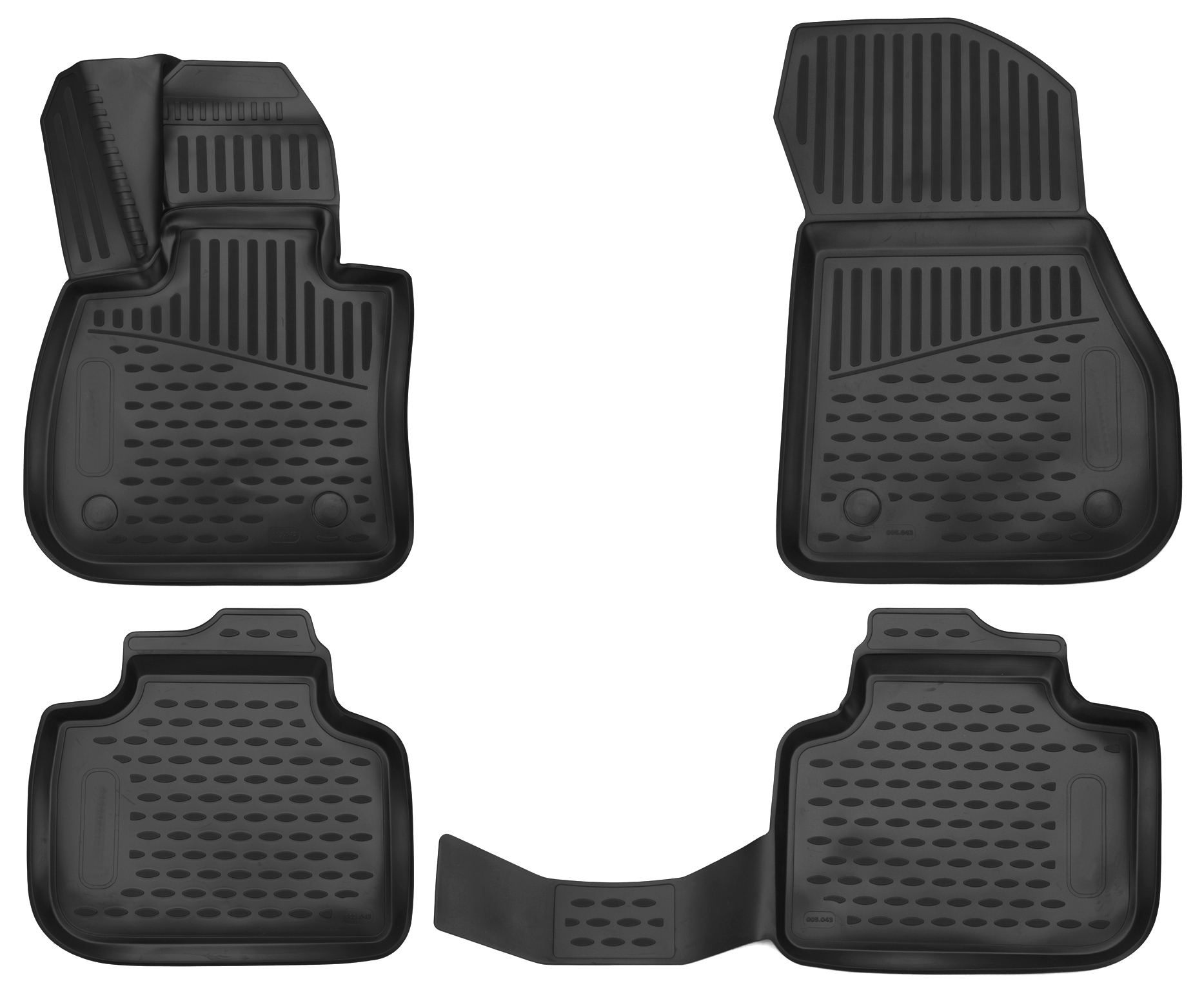 TPE Gummi Fußmatten für BMW X1 F48