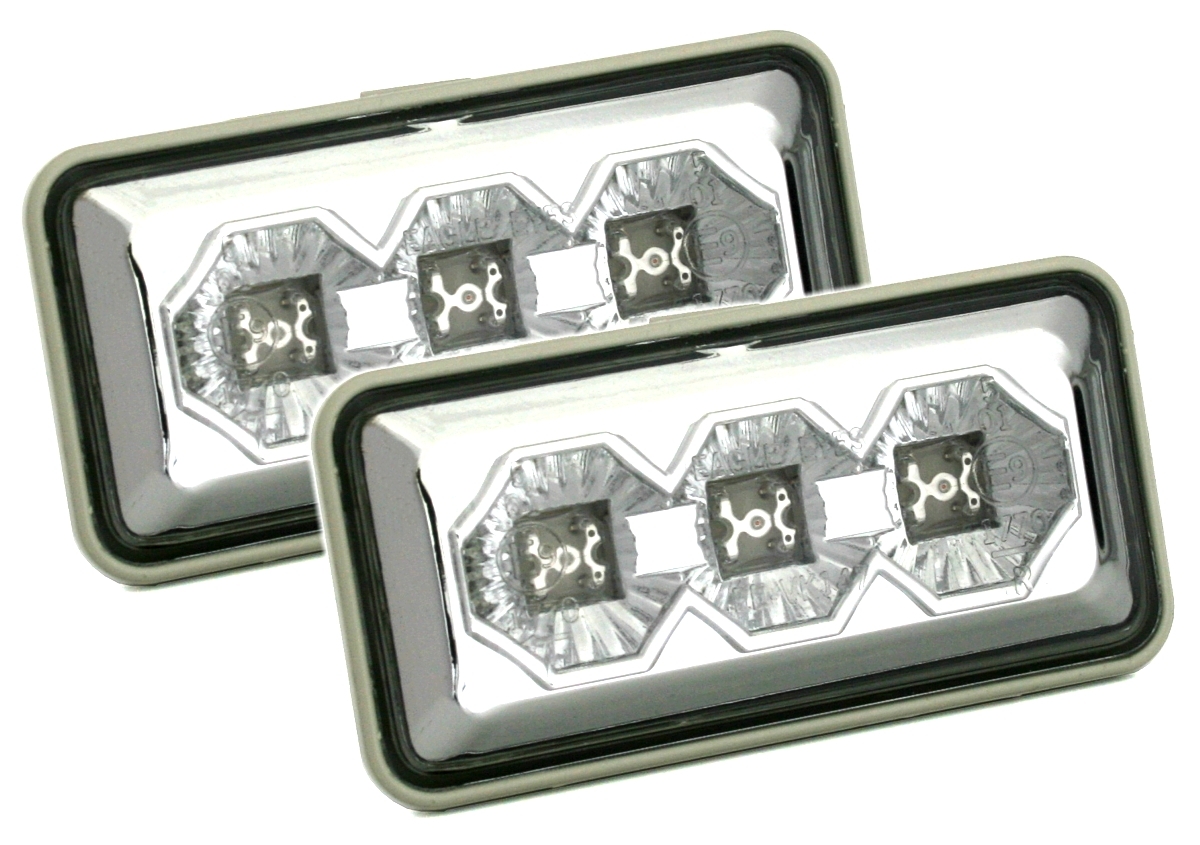 LED Seitenblinker für VW Golf 3, Passat in Chrom