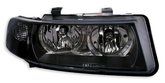 Angel Eyes Scheinwerfer für Seat Leon in Schwarz