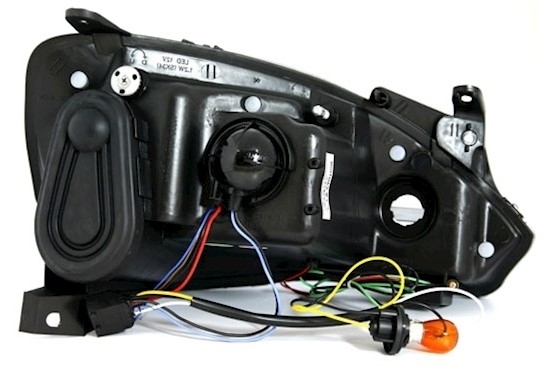 Scheinwerfer mit LED für Opel Corsa C in Chrom